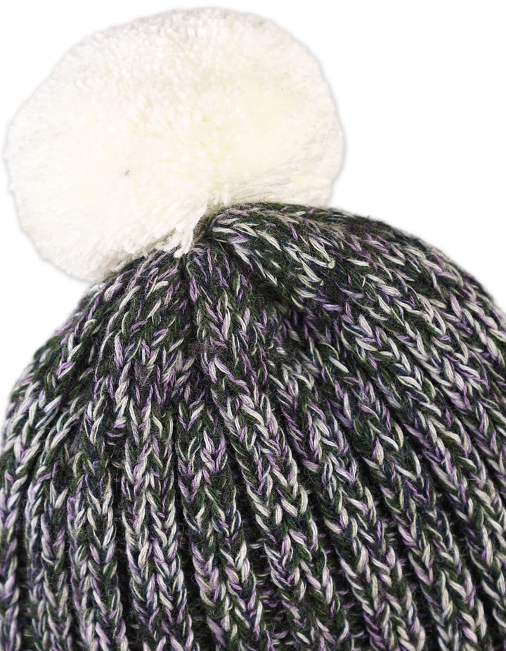 Baby Woolen Pom-Pom Cap Bambies Light Grey at Zubaidas