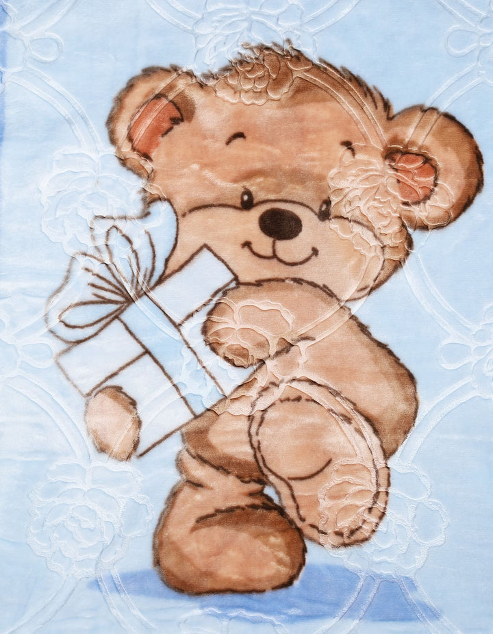 Baby Boys Hooded Zipper Carry Nest Bambies Bear Motif at Zubaidas Pakistan