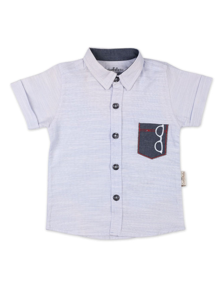 Infant Boys Summer Suit Blue Striped Premium Turkish Collection at Zubaidas Online Pakistan