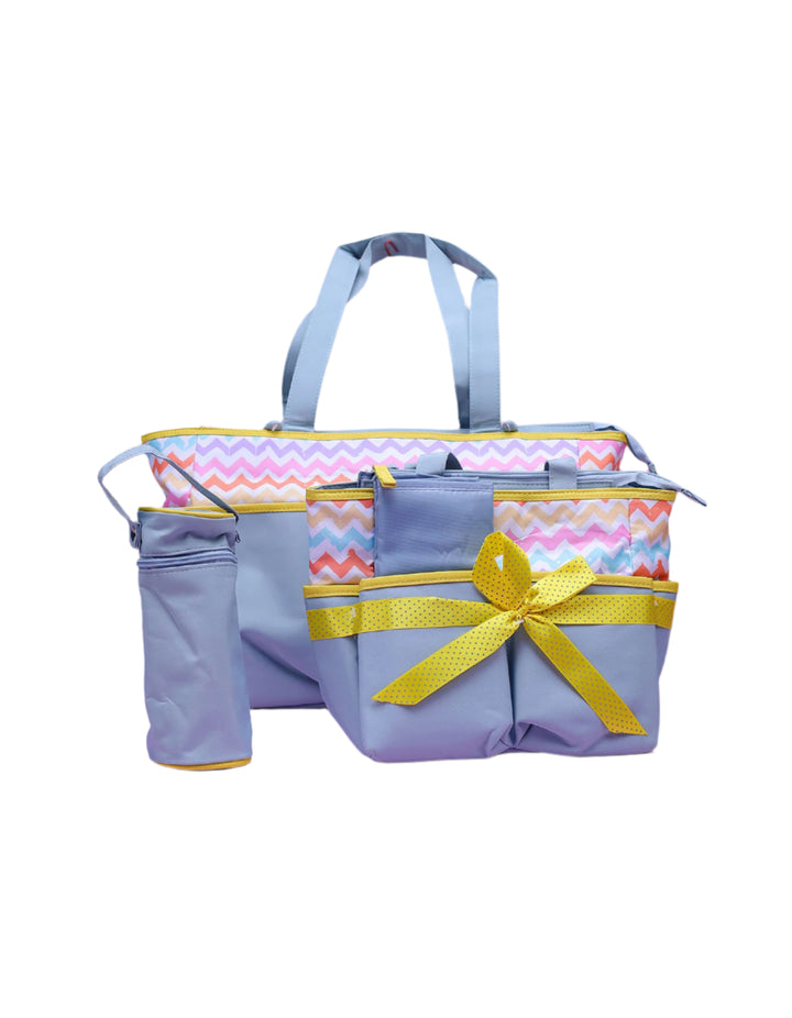 Zubaida's Baby Diaper Bag Set 4 in 1 Chevron - BB999