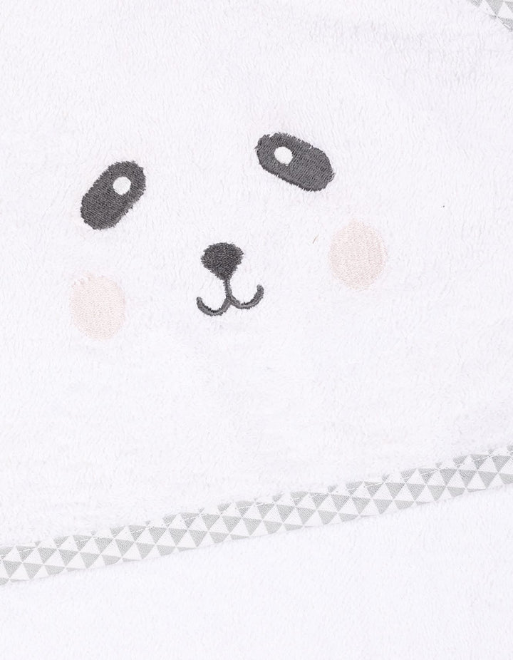 Baby Bath Towel Hooded&nbsp;Bambies® White Large at Zubaidas® - Pakistan’s No. 1 and the most trusted baby and kids store for over 50 years. Buy Online. Nationwide Delivery. Best Prices.