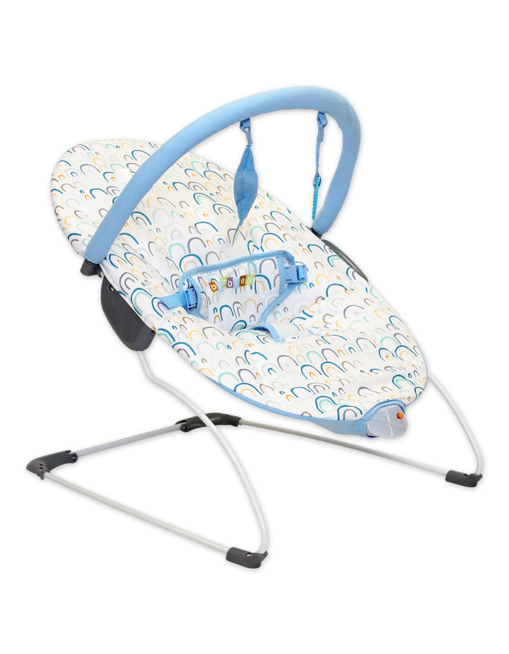 Baby Bouncer Bambies@ with Vibrations Blue II at Zubaidas® - Pakistan’s No. 1 and the most trusted baby and kids store for over 50 years. Shop Online. Nationwide Delivery. Best Prices.
