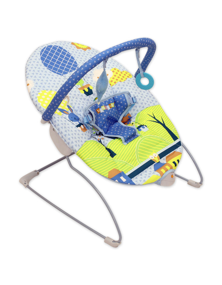 Baby Bouncer Bambies@ with Vibrations Blue I at Zubaidas® - Pakistan’s No. 1 and the most trusted baby and kids store for over 50 years. Shop Online. Nationwide Delivery. Best Prices.