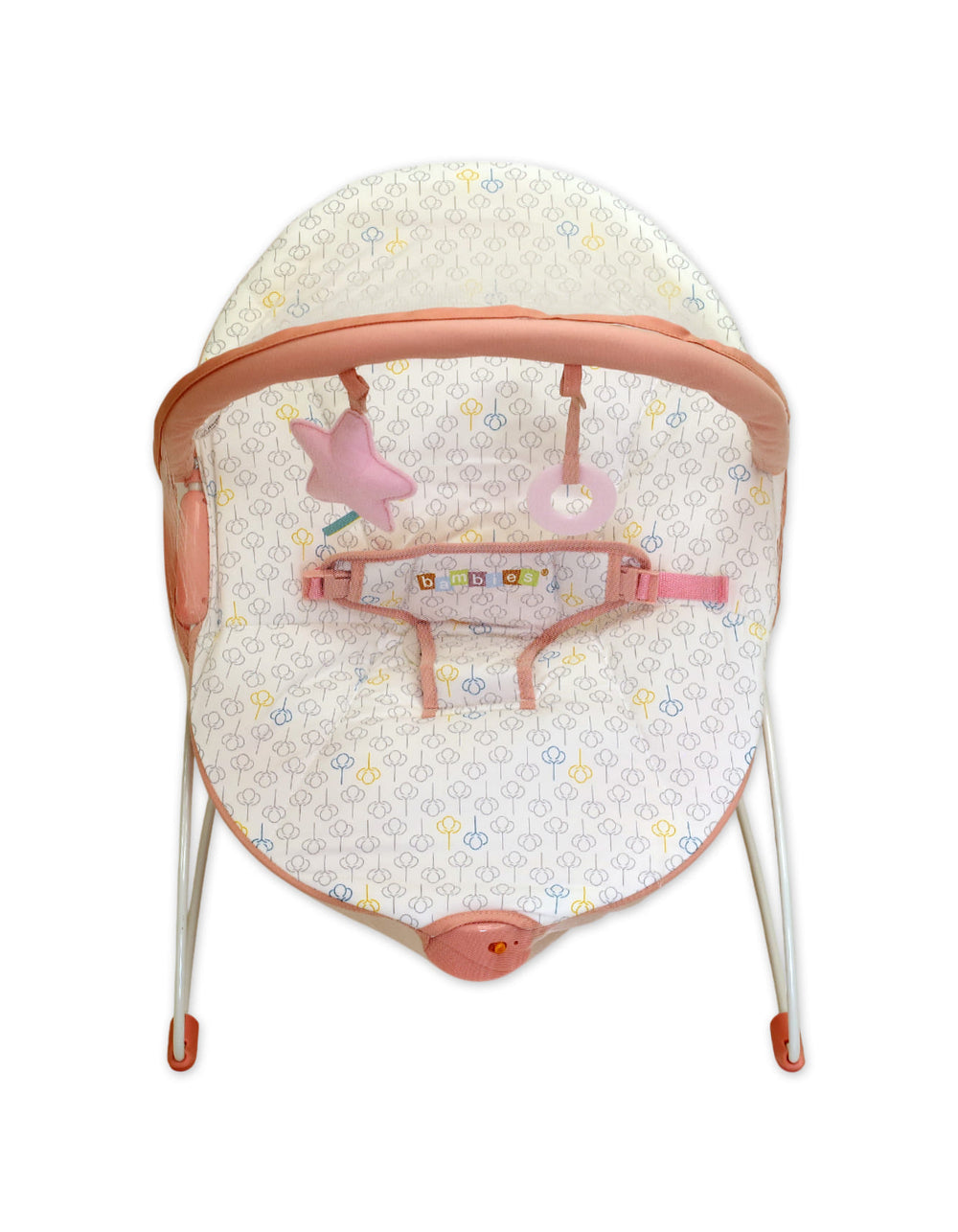 Baby Bouncer Bambies@ with Vibrations Pink III at Zubaidas® - Pakistan’s No. 1 and the most trusted baby and kids store for over 50 years. Shop Online. Nationwide Delivery. Best Prices.