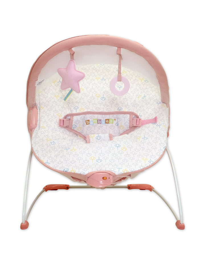 Baby Bouncer Bambies@ with Vibrations Pink III at Zubaidas® - Pakistan’s No. 1 and the most trusted baby and kids store for over 50 years. Shop Online. Nationwide Delivery. Best Prices.