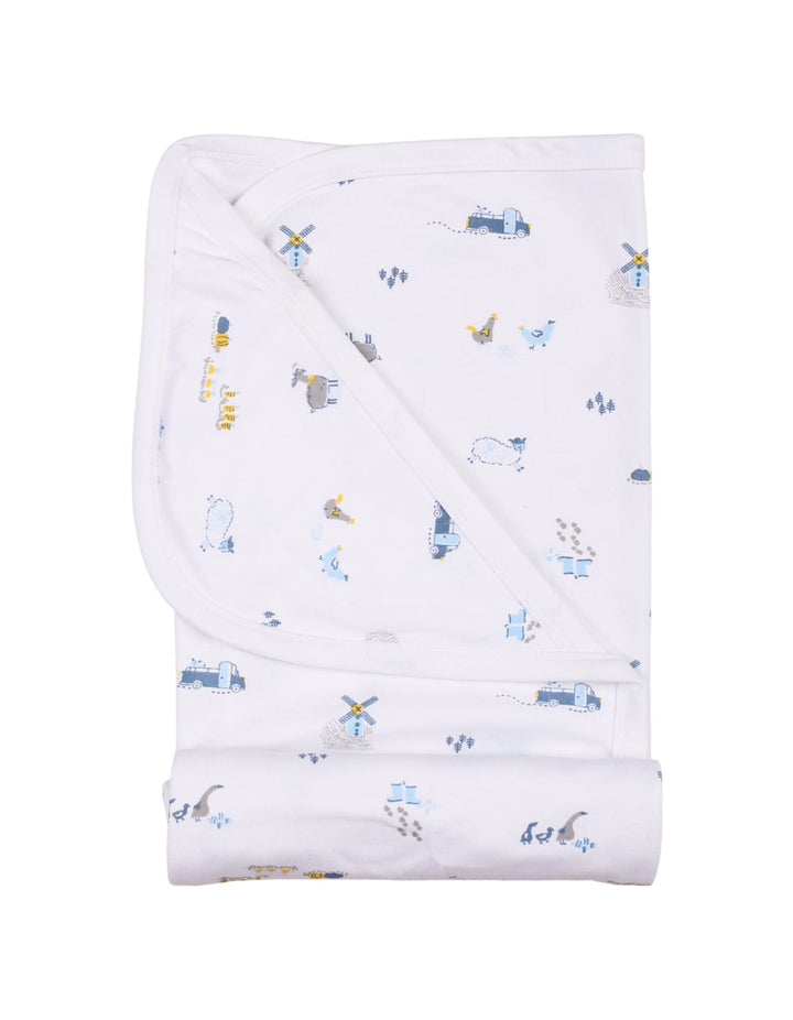 Baby Boy Wrapping Sheet&nbsp;Bambies® Farmlands at Zubaidas® - Pakistan’s No. 1 and the most trusted baby and kids store for over 50 years. Boy Online. Nationwide Delivery. Best Prices.