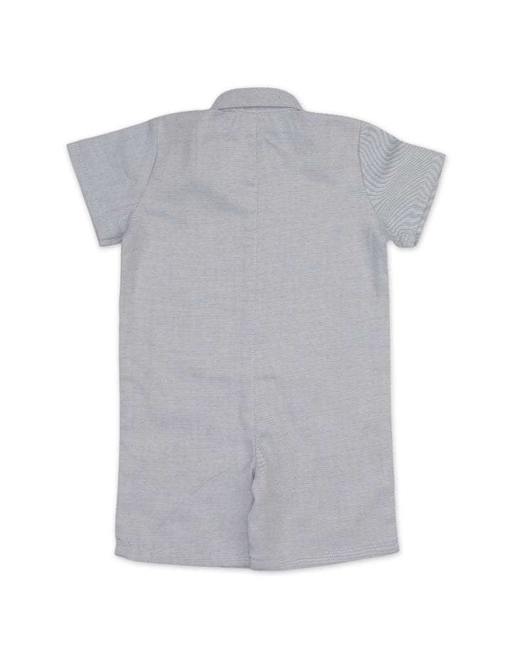 Baby Boys Rompers Bambies® Light Grey Button Down&nbsp;at Zubaidas® - Pakistan’s No. 1 and the most trusted baby and kids store for over 50 years. Shop Online. Nationwide Delivery. Best Prices.