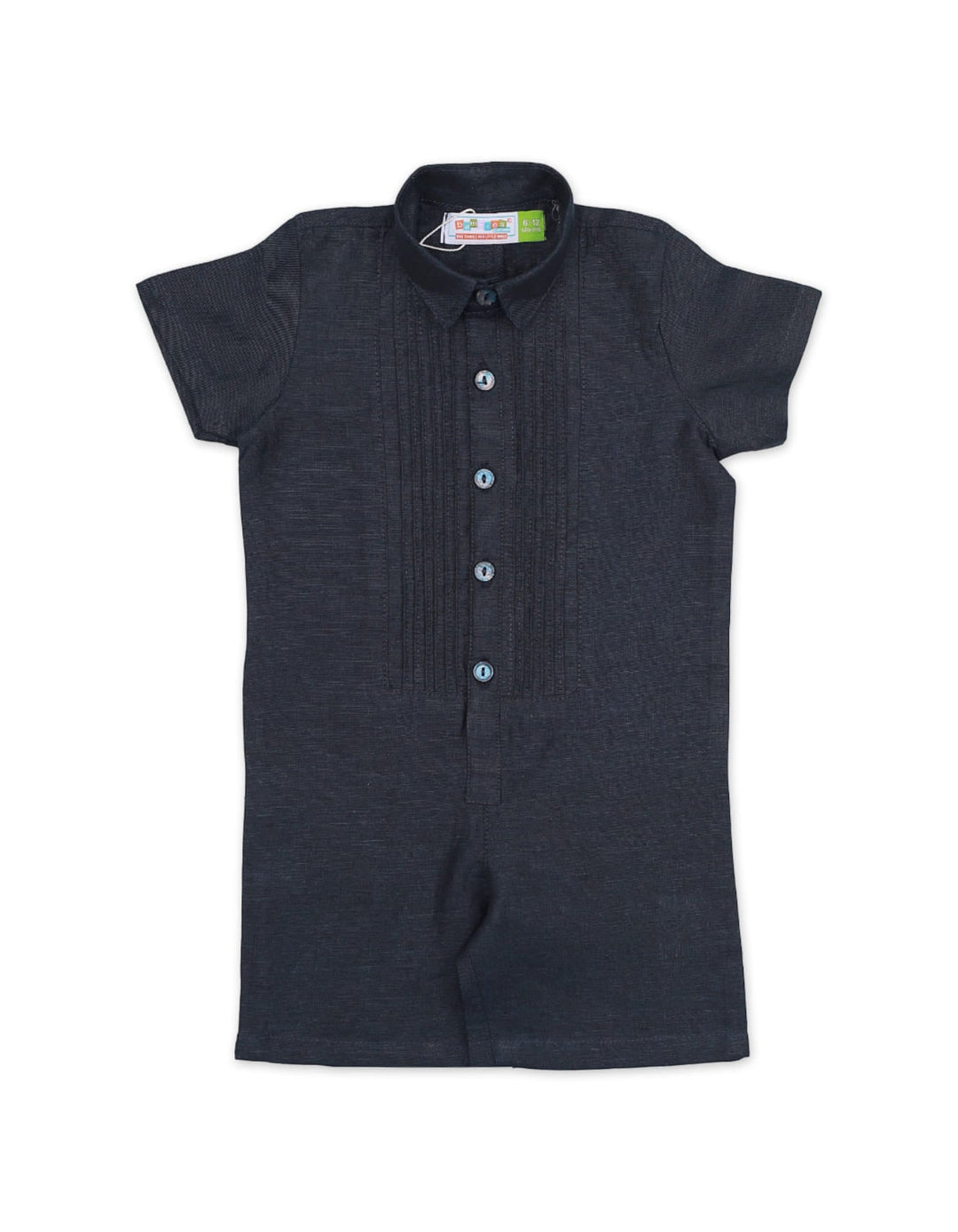Baby Boys Rompers Bambies® Navy Button Down at Zubaidas® - Pakistan’s No. 1 and the most trusted baby and kids store for over 50 years. Shop Online. Nationwide Delivery. Best Prices.