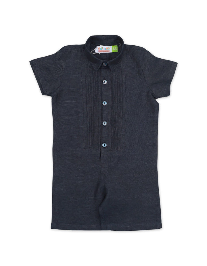 Baby Boys Rompers Bambies® Navy Button Down at Zubaidas® - Pakistan’s No. 1 and the most trusted baby and kids store for over 50 years. Shop Online. Nationwide Delivery. Best Prices.