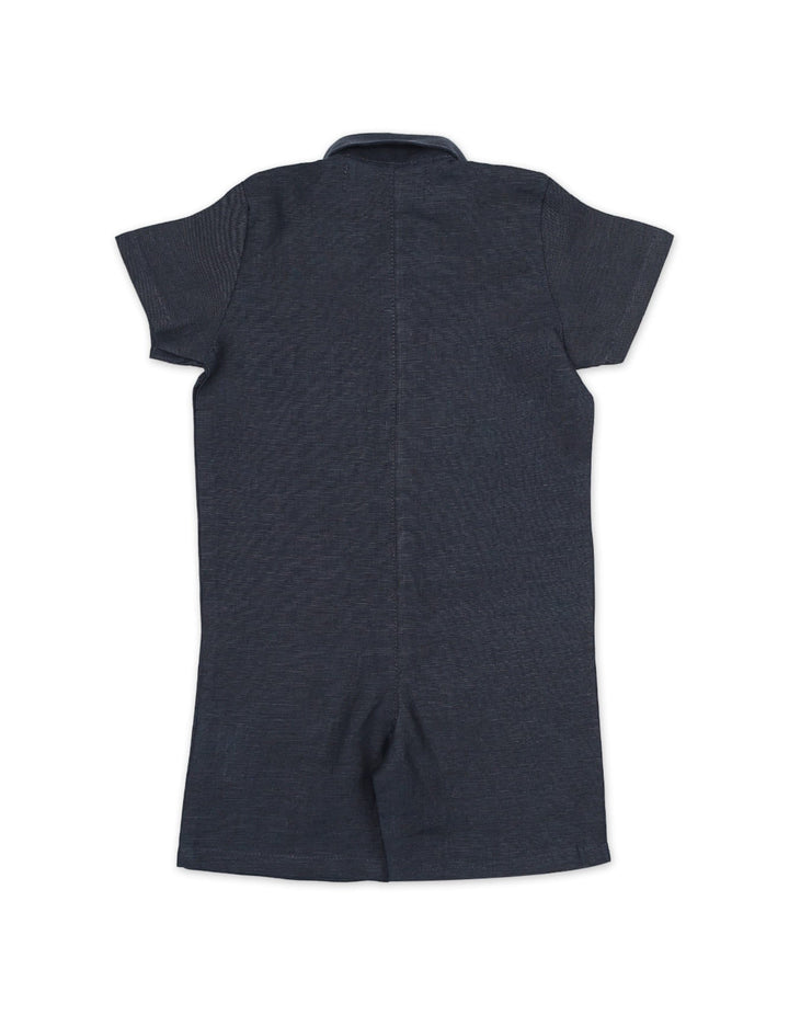 Baby Boys Rompers Bambies® Navy Button Down at Zubaidas® - Pakistan’s No. 1 and the most trusted baby and kids store for over 50 years. Shop Online. Nationwide Delivery. Best Prices.