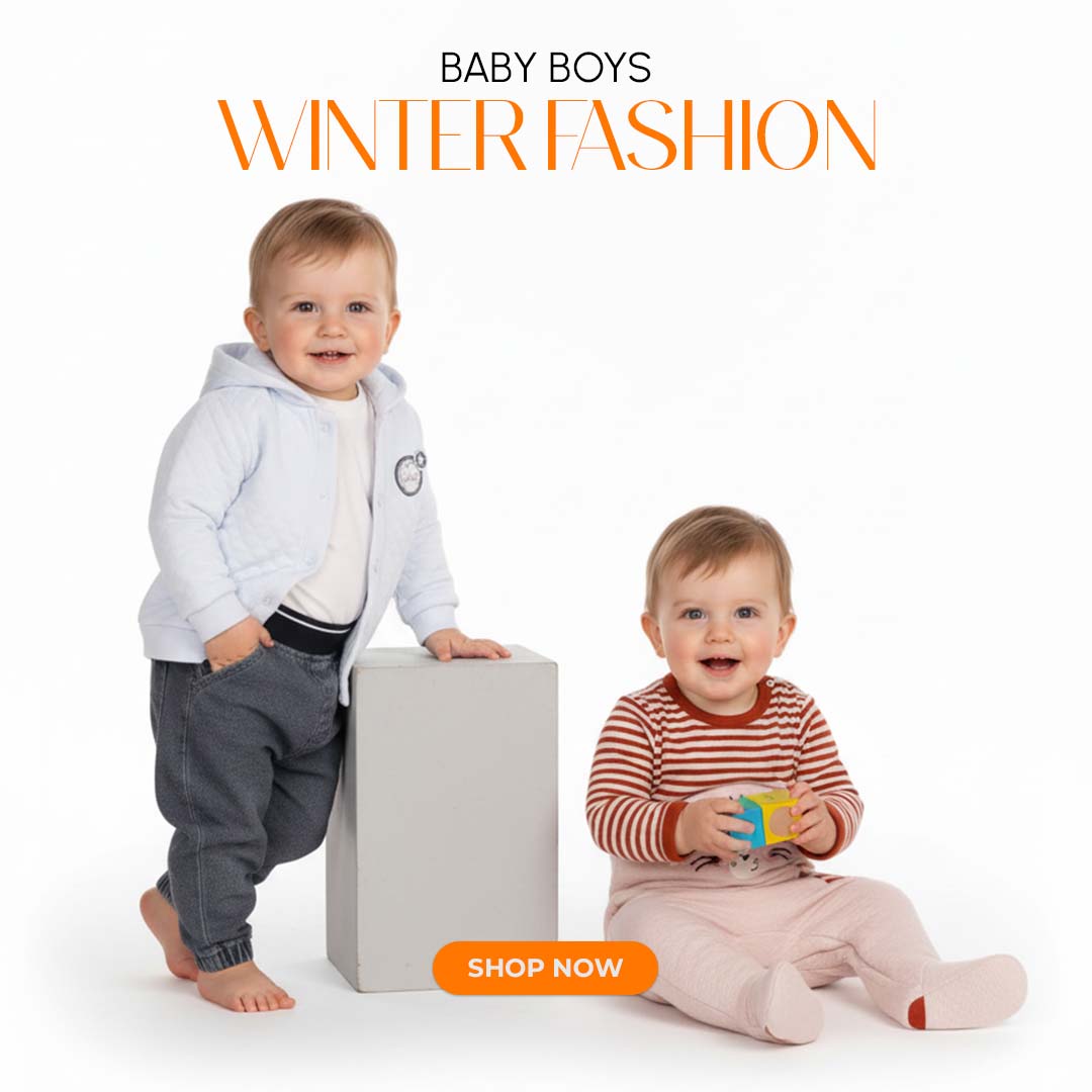 Baby Boys Winter Fashion at Zubaidas® - Pakistan’s No. 1 and the most trusted baby and kids store for over 50 years. Shop Online. Nationwide Delivery. Best Prices.