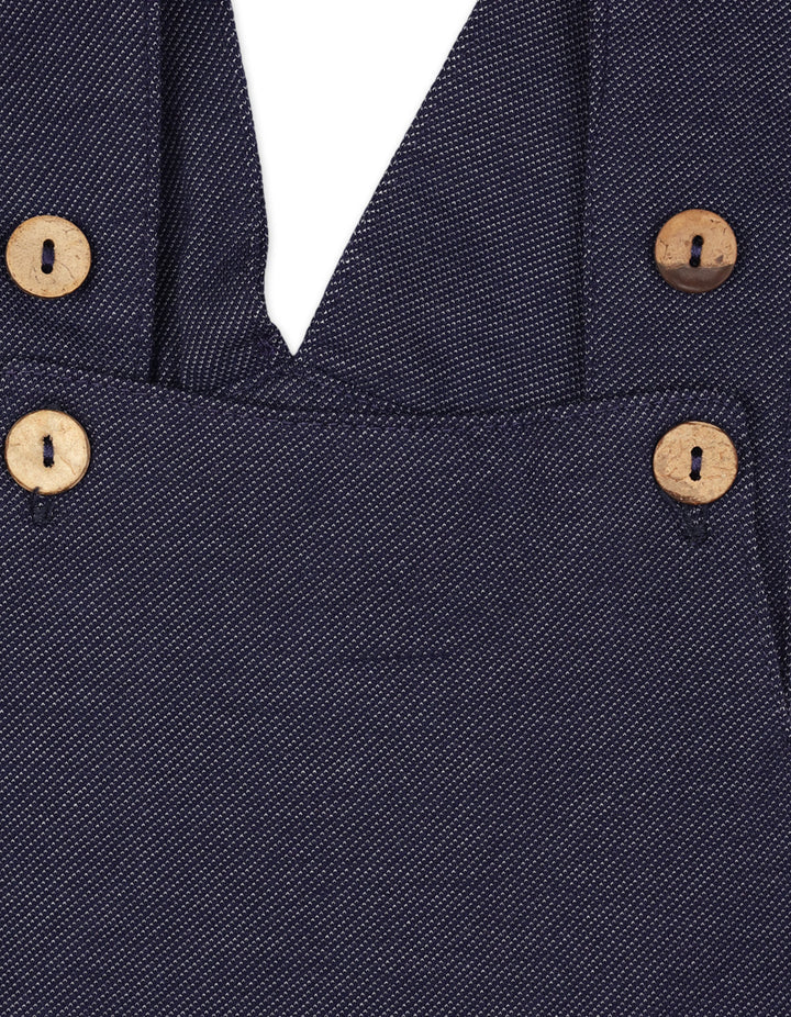 Baby Dungaree Bambies® Navy Blue I at Zubaidas® - Pakistan’s No. 1 and the most trusted baby and kids store for over 50 years. Shop Online. Nationwide Delivery. Best Prices.