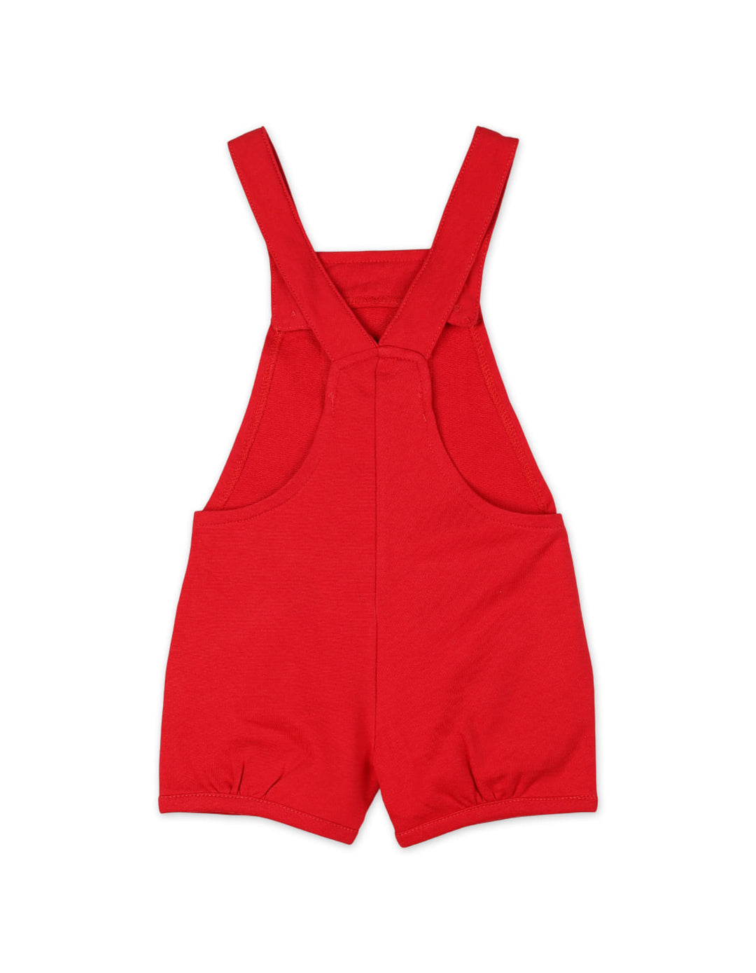 Baby Dungaree Rompers Bambies® Red with White T Shirt&nbsp;at Zubaidas® - Pakistan’s No. 1 and the most trusted baby and kids store for over 50 years. Shop Online. Nationwide Delivery. Best Prices.