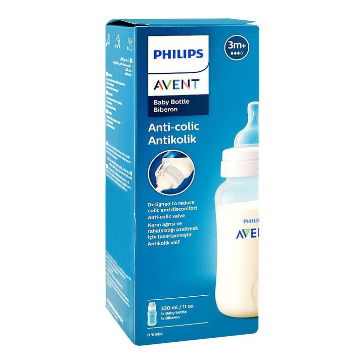 Baby Feeding Bottle Anti-Colic Philips AVENT® 330ml SCY106/01 at Zubaidas® - Pakistan’s No. 1 and the most trusted baby and kids store for over 50 years. Shop Online. Nationwide Delivery. Best Prices.