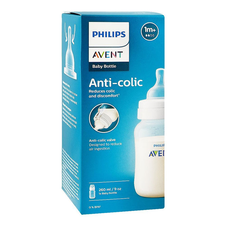 Baby Feeding Bottle Anti-Colic Philips AVENT® 260ml SCY103/01 at Zubaidas® - Pakistan’s No. 1 and the most trusted baby and kids store for over 50 years. Shop Online. Nationwide Delivery. Best Prices.