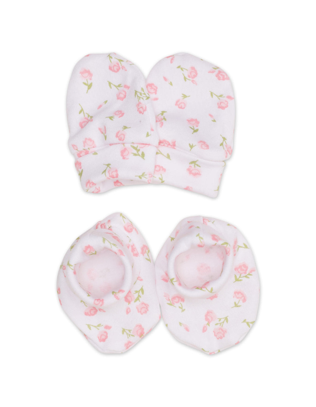 Baby Girl Mittens &amp; Booties Set Bambies® Pink Floral Theme at Zubaidas® - Pakistan’s No. 1 and the most trusted baby and kids store for over 50 years. Shop Online. Nationwide Delivery. Best Prices.