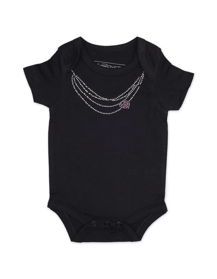 Baby Girls BodySuits Bambies® Black Beaded Necklace Print at Zubaidas® - Pakistan’s No. 1 and the most trusted baby and kids store for over 50 years. Shop Online. Nationwide Delivery. Best Prices.