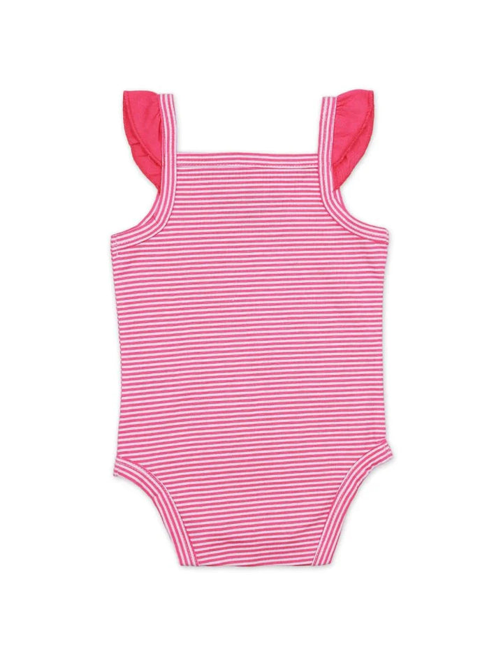 Baby Girls BodySuits Bambies® Dark Pink Striped at Zubaidas® - Pakistan’s No. 1 and the most trusted baby and kids store for over 50 years. Shop Online. Nationwide Delivery. Best Prices.
