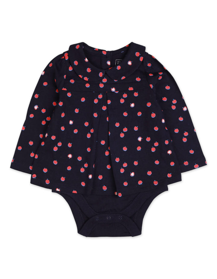 Baby Girls BodySuits Bambies® Navy Blue Long Sleeve Cherry Print at Zubaidas® - Pakistan’s No. 1 and the most trusted baby and kids store for over 50 years. Shop Online. Nationwide Delivery. Best Prices.