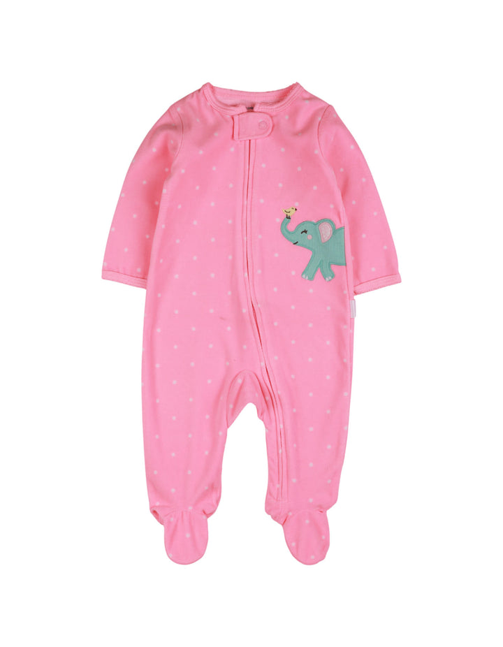 Baby Girls Full Rompers Bambies® Pink Elephant Print at Zubaidas® – Pakistan’s No. 1 and Most Trusted Baby &amp; Kids Store for Over 50 Years.Shop Online. Nationwide Delivery. Best Prices.