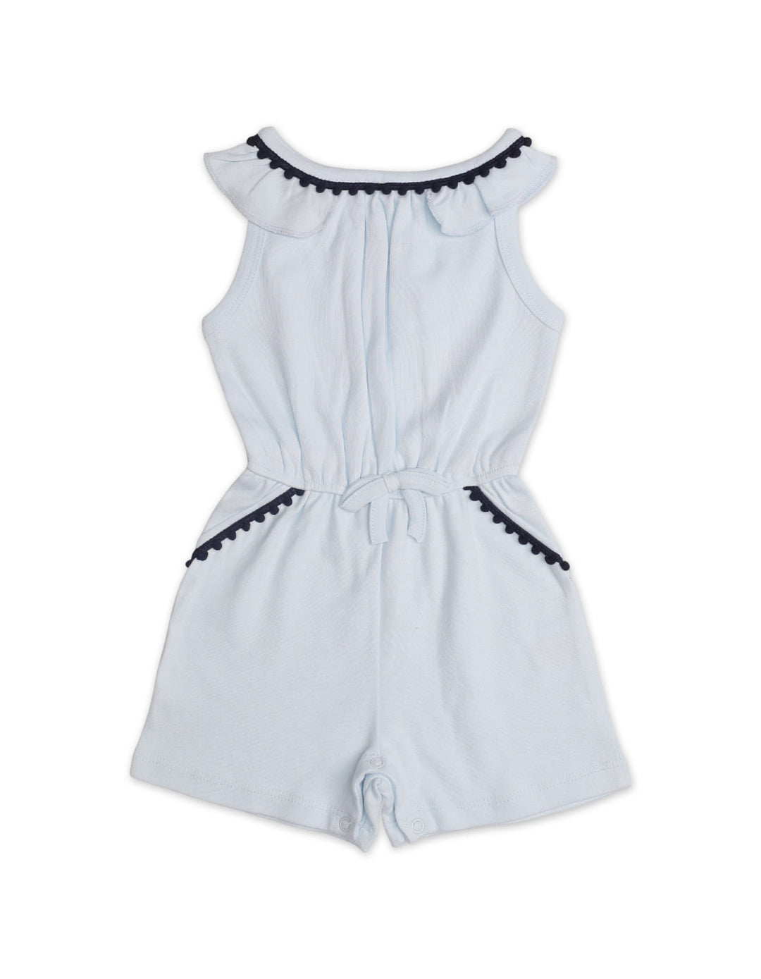 Baby Girls Jumpsuits Bambies® Sky Blue Sleeveless at Zubaidas® - Pakistan’s No. 1 and the most trusted baby and kids store for over 50 years. Shop Online. Nationwide Delivery. Best Prices.
