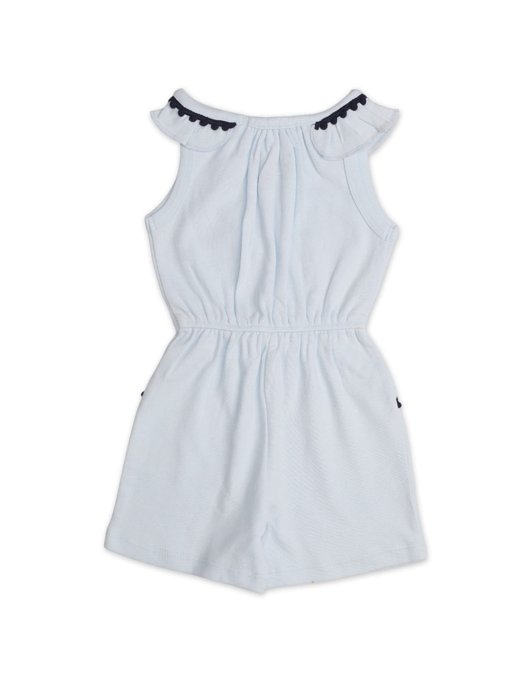 Baby Girls Jumpsuits Bambies® Sky Blue Sleeveless at Zubaidas® - Pakistan’s No. 1 and the most trusted baby and kids store for over 50 years. Shop Online. Nationwide Delivery. Best Prices.