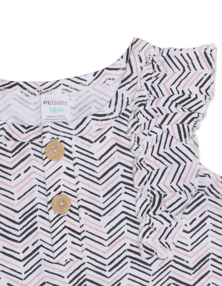 Baby Girls Jumpsuits Sleeveless Printed at Zubaidas® - Pakistan’s No. 1 and the most trusted baby and kids store for over 50 years. Shop Online. Nationwide Delivery. Best Prices.