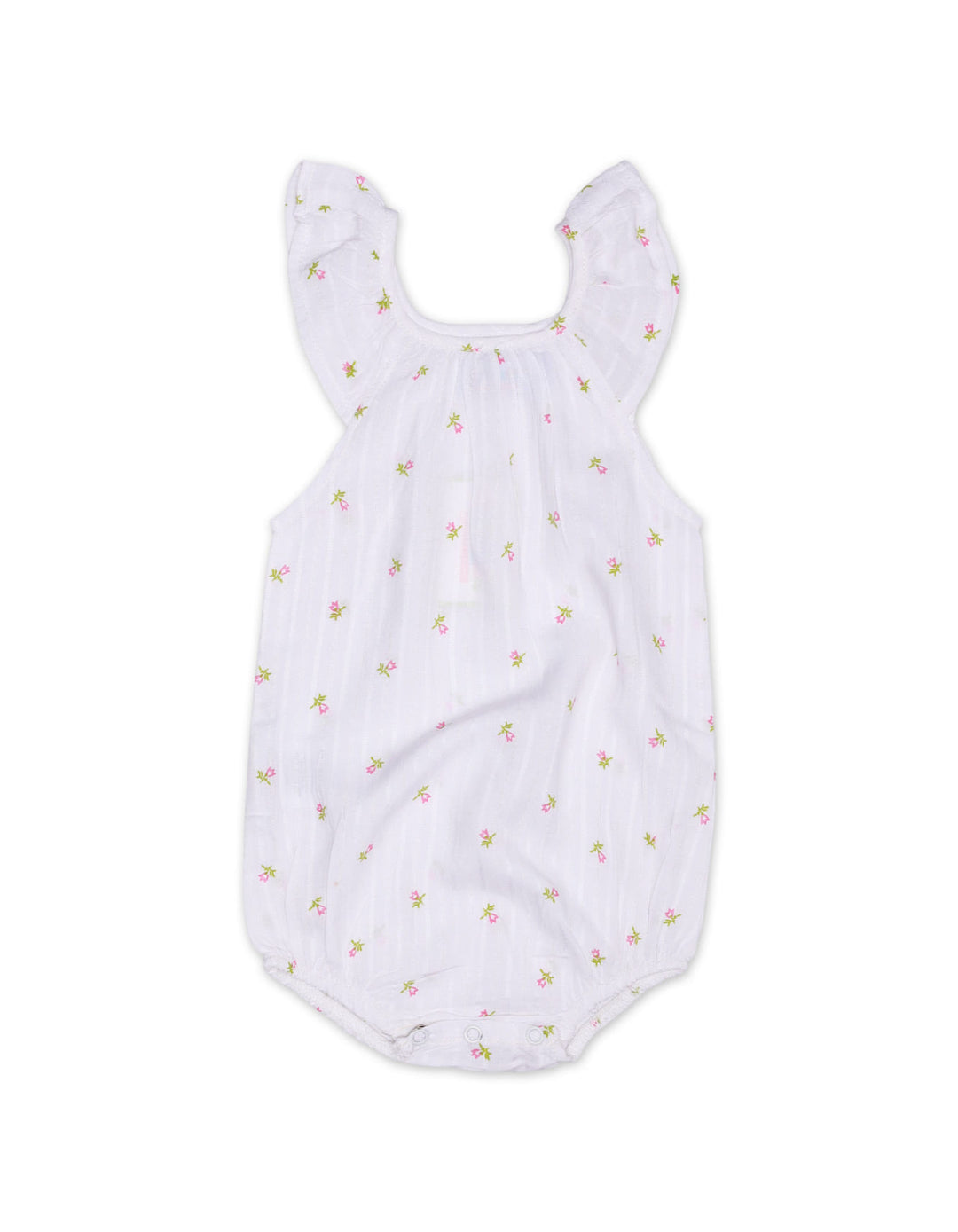 Baby Girls Rompers Bambies® White Mini Floral Cotton Sleeveless Suit at Zubaidas® - Pakistan’s No. 1 and the most trusted baby and kids store for over 50 years. Shop Online. Nationwide Delivery. Best Prices.
