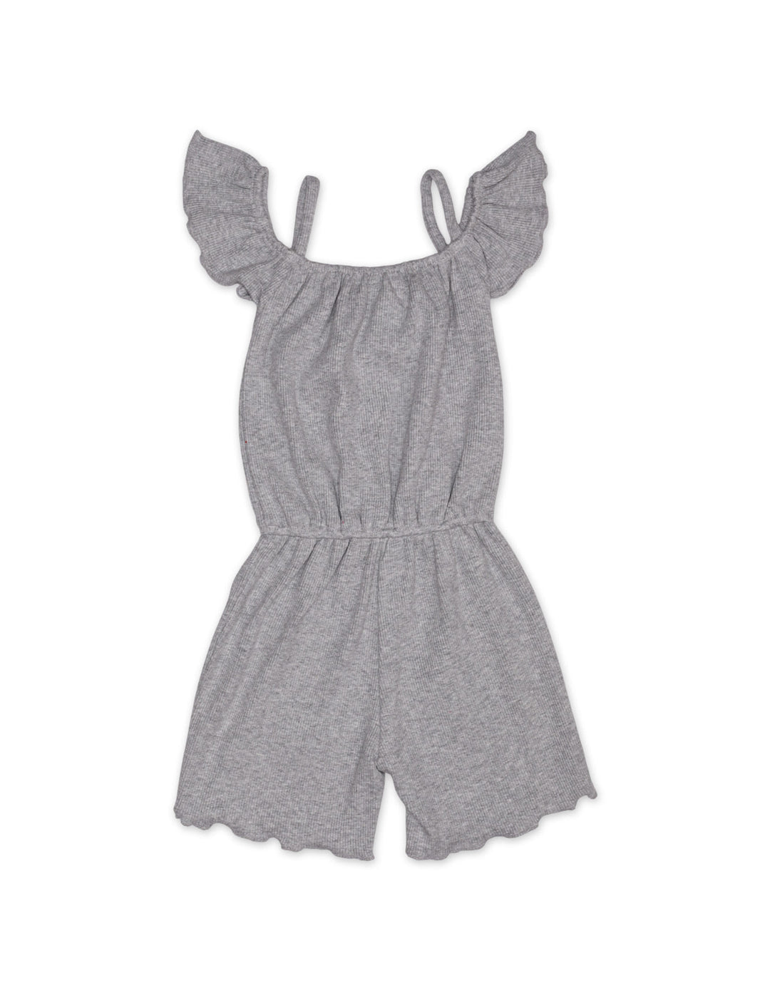 Baby Girls and Girls Jumpsuits Bambies® Grey Ruffle Shoulder Jumpsuit&nbsp;at Zubaidas® - Pakistan’s No. 1 and the most trusted baby and kids store for over 50 years. Shop Online. Nationwide Delivery. Best Prices.