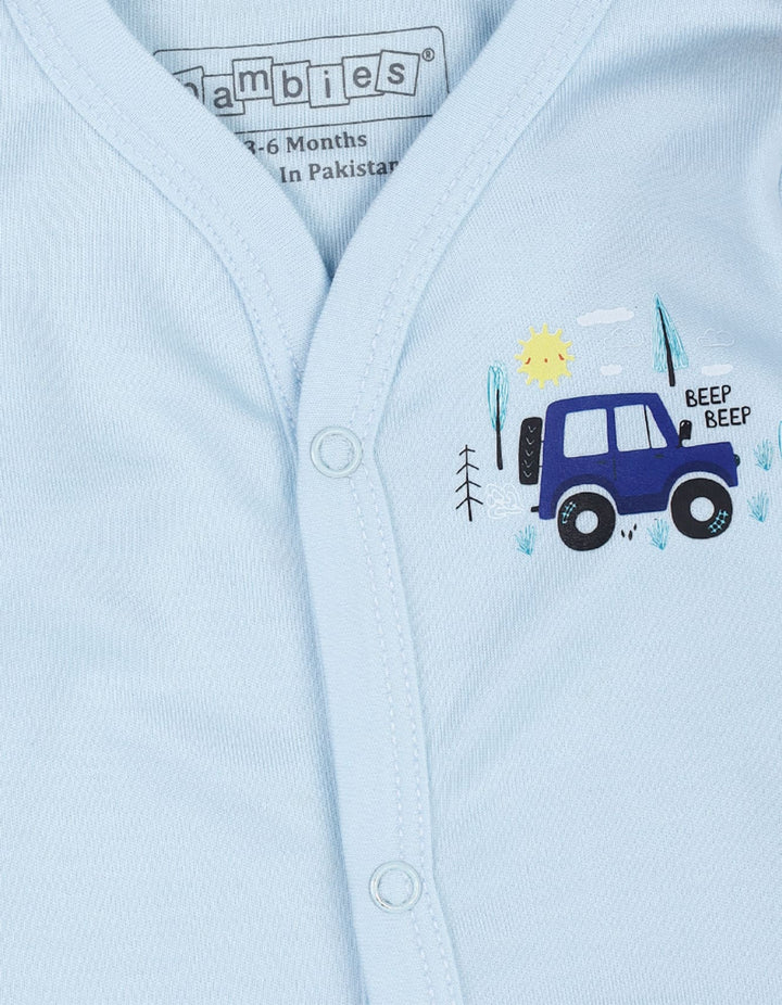 Baby Night Suit Bambies® Blue Farmlands&nbsp;at Zubaidas® - Pakistan’s No. 1 and the most trusted baby and kids store for over 50 years. Shop Online. Nationwide Delivery. Best Prices.