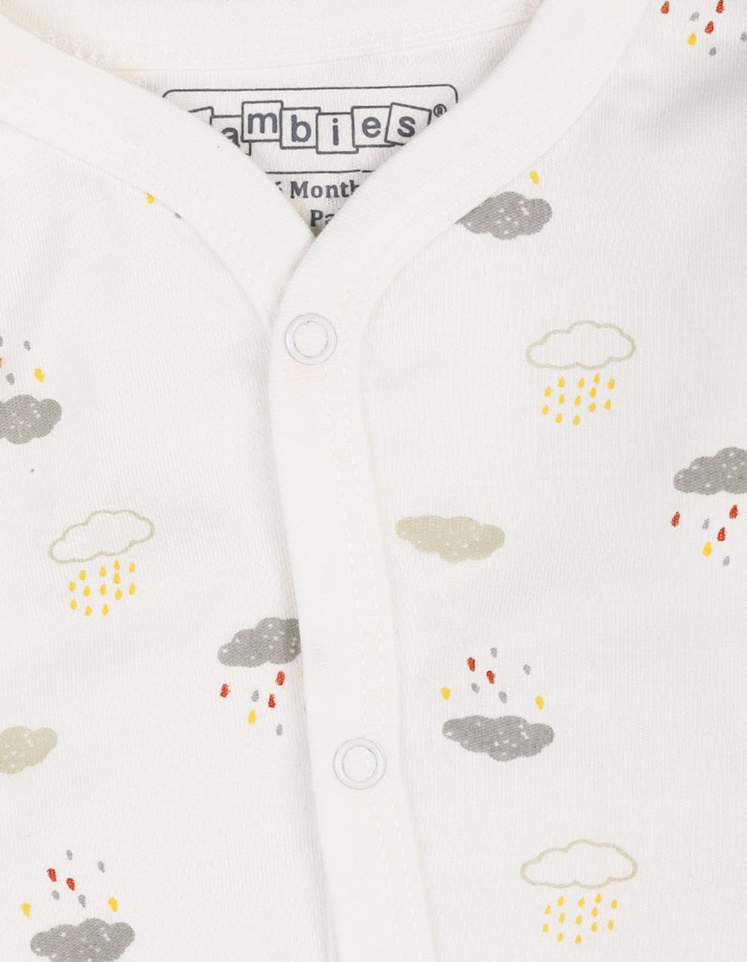 Baby Night Suit Bambies® Off White Rainbow&nbsp;at Zubaidas® - Pakistan’s No. 1 and the most trusted baby and kids store for over 50 years. Shop Online. Nationwide Delivery. Best Prices.