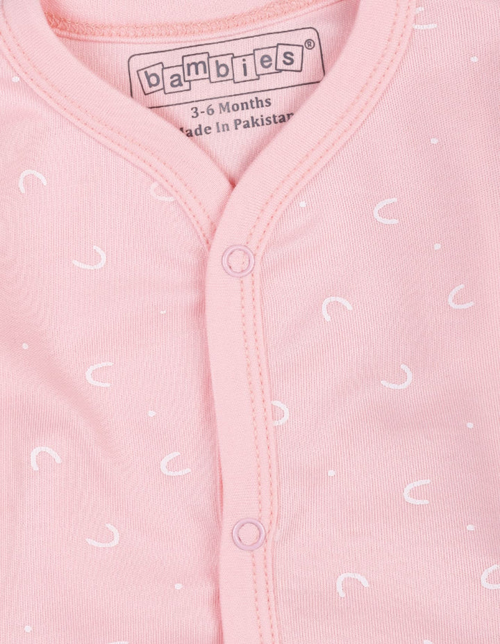 Baby Night Suit Bambies® Pink Rainbow&nbsp;at Zubaidas® - Pakistan’s No. 1 and the most trusted baby and kids store for over 50 years. Shop Online. Nationwide Delivery. Best Prices.