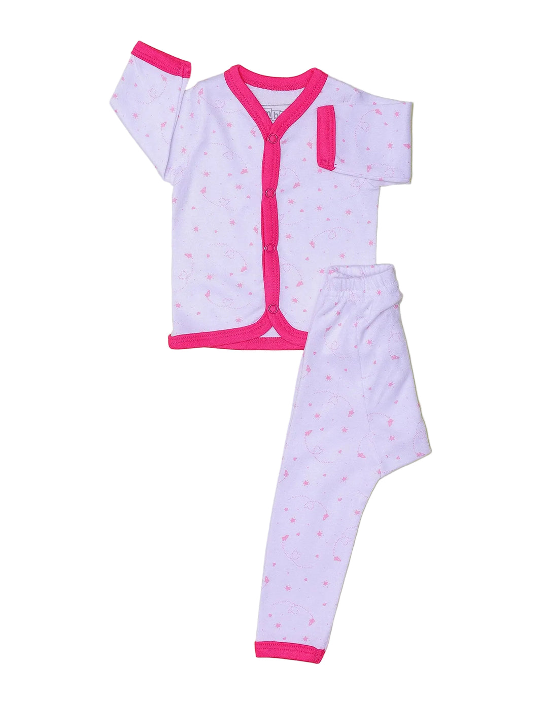 Baby Night Suit Bambies Pink Rocket at Zubaidas
