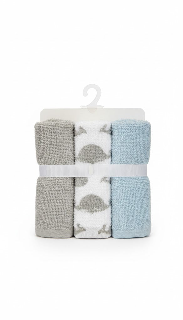 Baby Wash Cloth Bambies Pack of 6 at Zubaidas