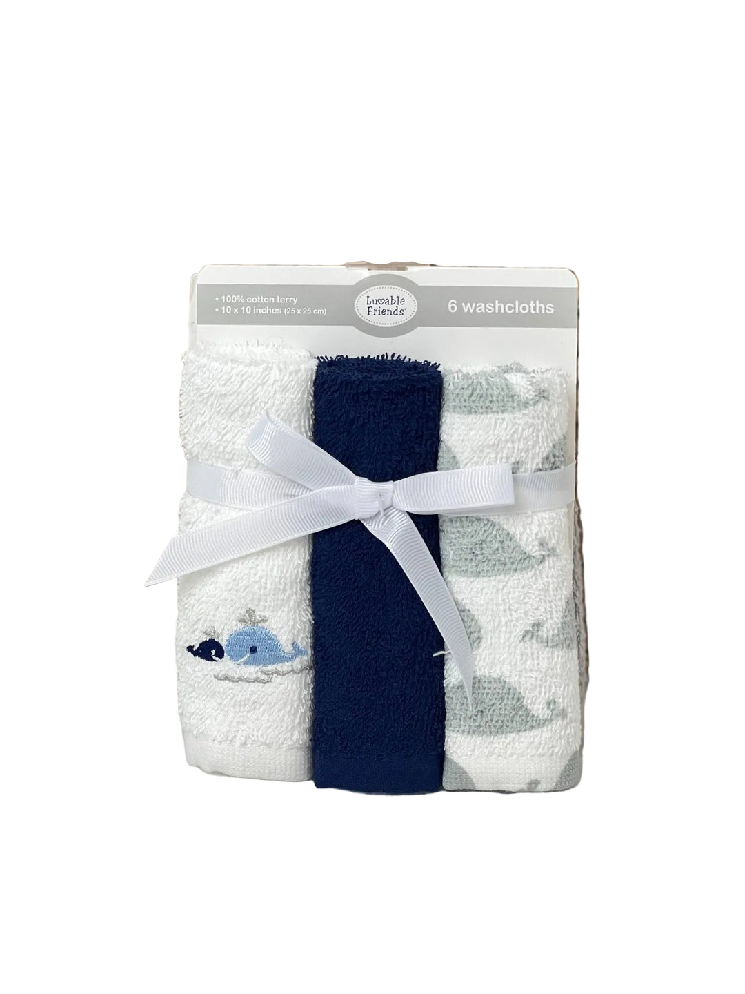 Baby Wash Cloth Bambies Pack of 6 at Zubaidas