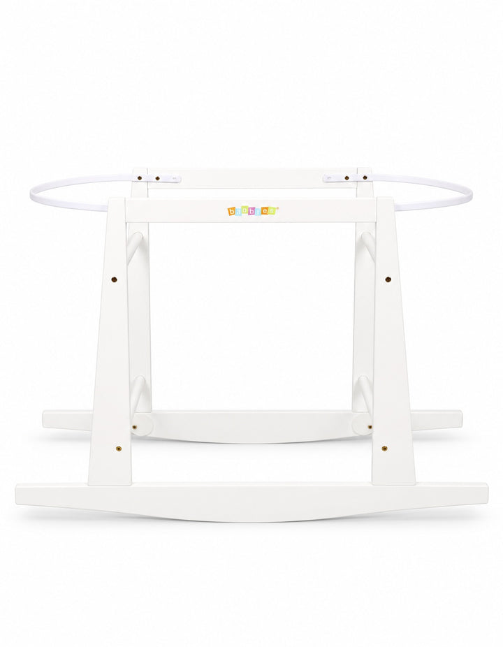 Bambies Moses Basket with Stand Pink at Zubaidas Best nursery furniture store in Pakistan for over 50 years