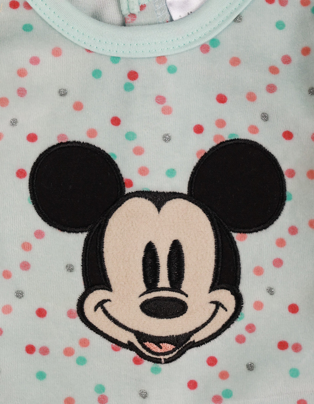 Bambies® Baby Romper Velor Micky Multi-Color Polka Dots at Zubaidas® - Pakistan’s No. 1 and the most trusted baby and kids store for over 50 years. Shop Online. Nationwide Delivery. Best Prices.