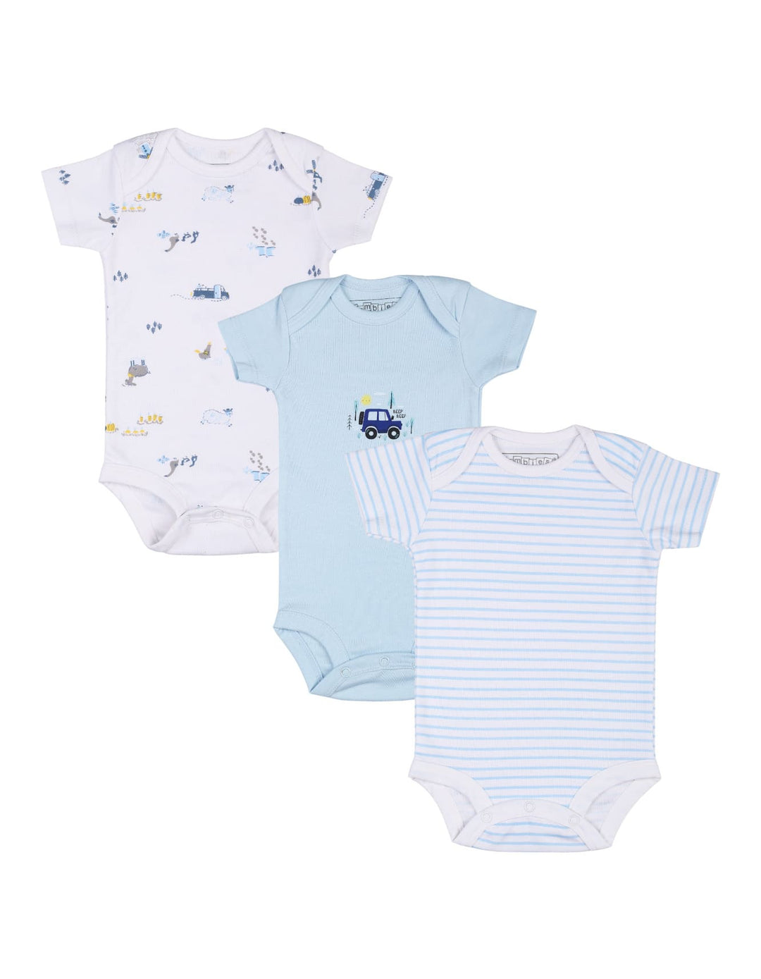 Bambies® Body Suits Pack of 3 Farmlands at Zubaidas® - Pakistan’s No. 1 and the most trusted baby and kids store for over 50 years. Shop Online. Nationwide Delivery. Best Prices.