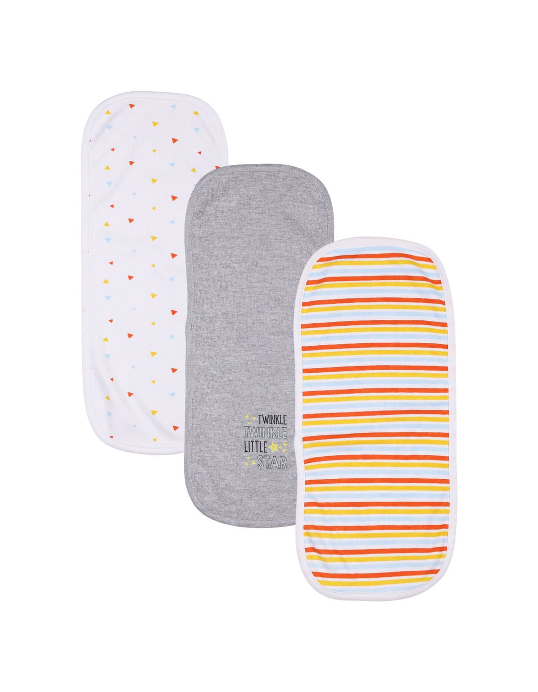 Bambies® Burp Cloths Pack of 3 Patterns at Zubaidas® - Pakistan’s No. 1 and the most trusted baby and kids store for over 50 years. Shop Online. Nationwide Delivery. Best Prices.