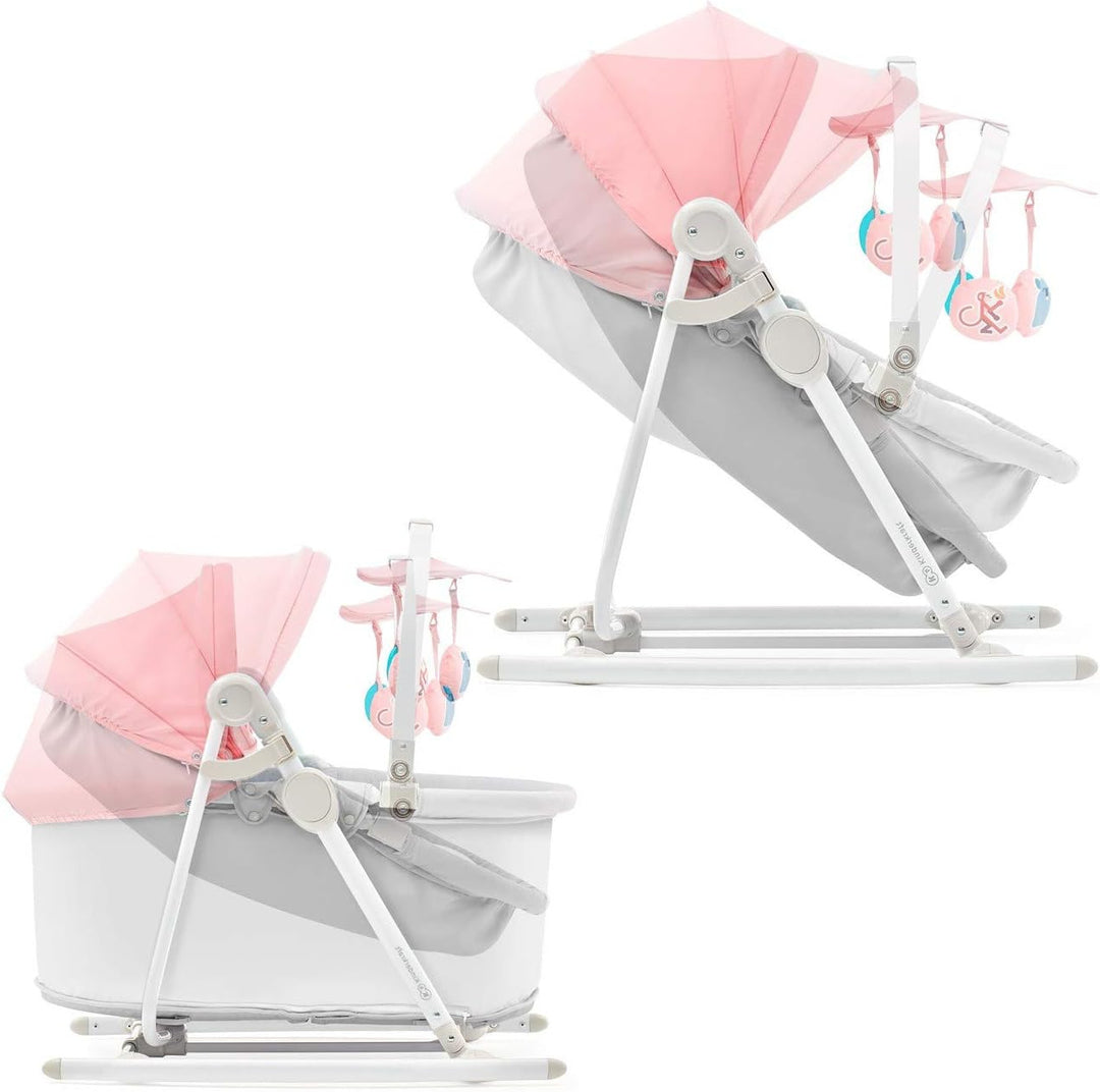 Bambies® Convertible Bassinet Cradle Rocker and Chair Pink at Zubaidas® - Pakistan’s No. 1 and the most trusted baby and kids store for over 50 years. Shop Online. Nationwide Delivery. Best Prices.