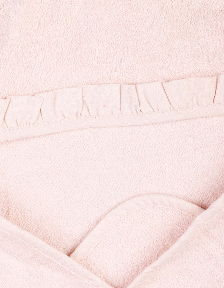 Bambies® Hooded Bath Towel Light Pink Small at Zubaidas® - Pakistan’s No. 1 and the most trusted baby and kids store for over 50 years. Shop Online. Nationwide Delivery. Best Prices.