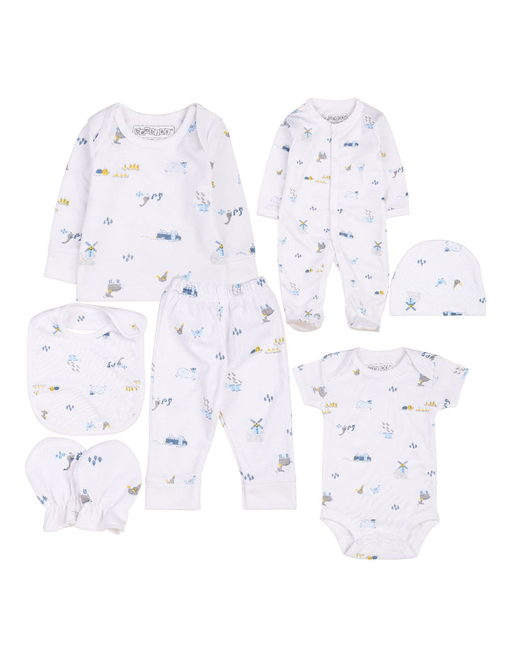 Bambies® Newborn Gift Set Farmlands at Zubaidas® - Pakistan’s No. 1 and the most trusted baby and kids store for over 50 years. Shop Online. Nationwide Delivery. Best Prices.