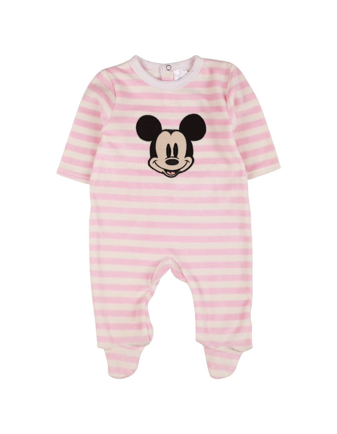 Bambies® Romper Velor Micky Stripes at Zubaidas® - Pakistan’s No. 1 and the most trusted baby and kids store for over 50 years. Shop Online. Nationwide Delivery. Best Prices.