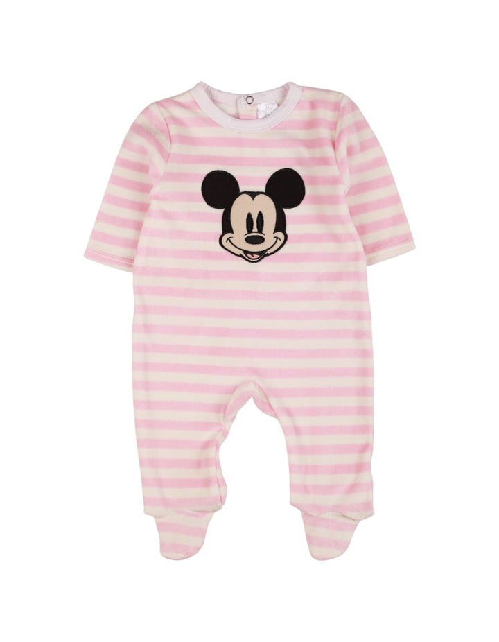 Bambies® Romper Velor Micky Stripes at Zubaidas® - Pakistan’s No. 1 and the most trusted baby and kids store for over 50 years. Shop Online. Nationwide Delivery. Best Prices.