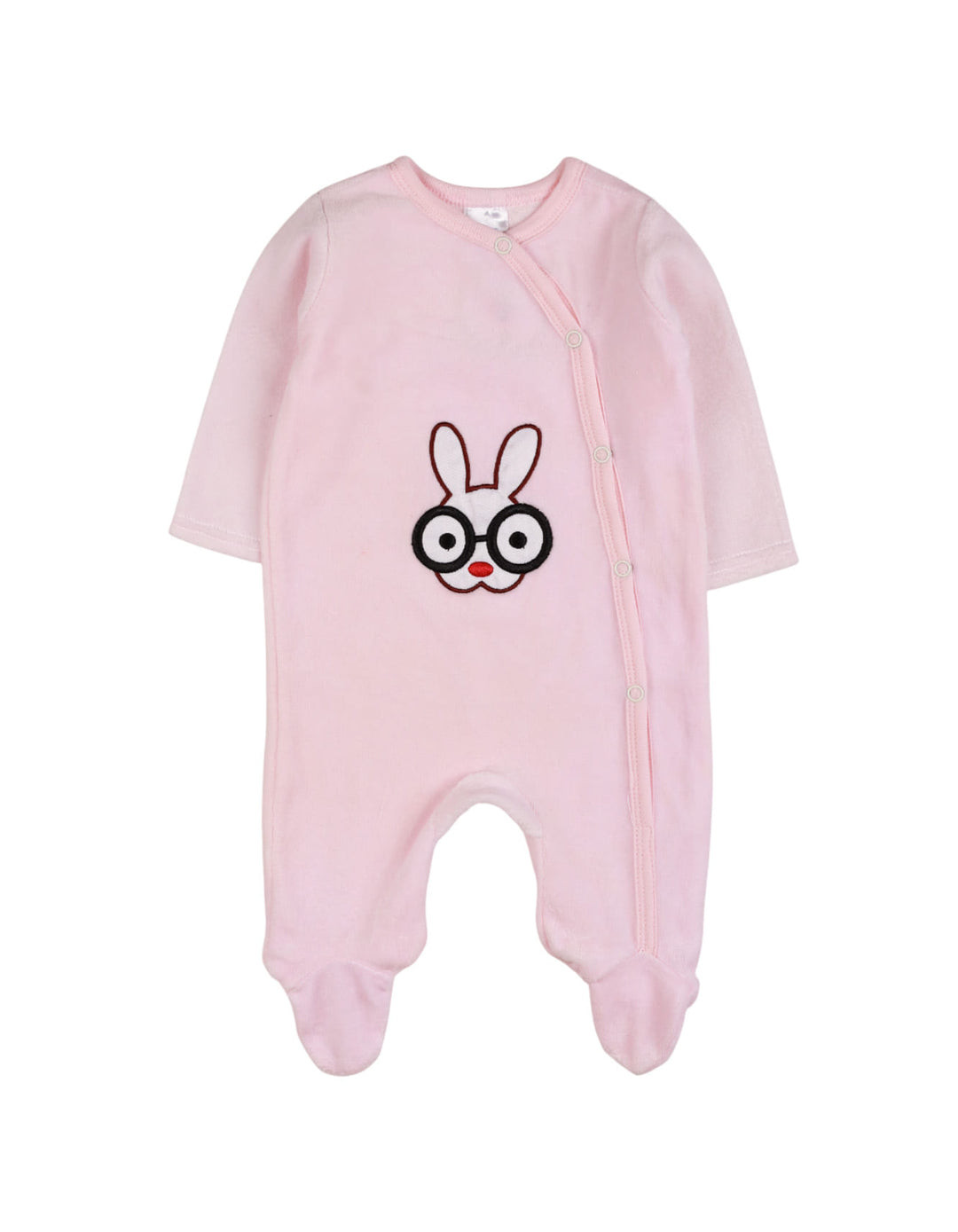 Bambies® Romper Velor Rabbit Glasses Pink at Zubaidas® - Pakistan’s No. 1 and the most trusted baby and kids store for over 50 years. Shop Online. Nationwide Delivery. Best Prices.