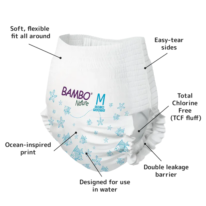 Bambo Nature Swim Pants Medium 12+ kg | 26+ lbs 12 Pieces at Zubaidas Online Pakistan