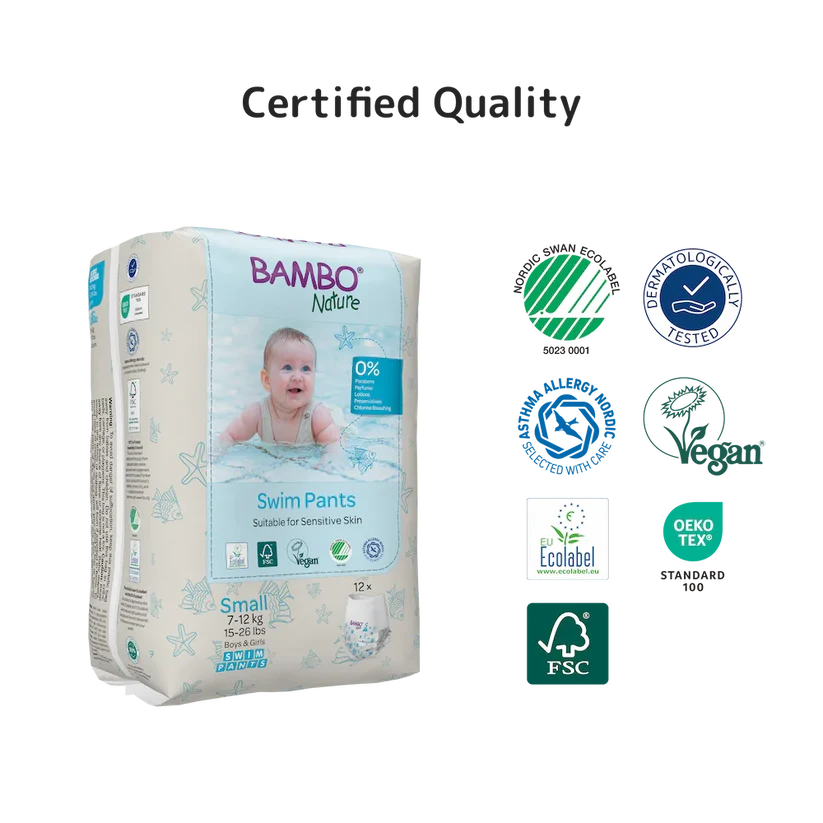 Bambo Nature Swim Pants Small 7–12 kg | 15–26 lbs 12 Pieces at Zubaidas Best Online Baby and Kids Store for over 50 years in Pakistan