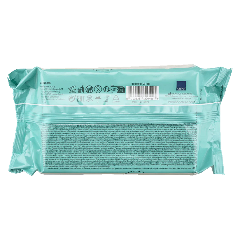 Bambo Nature Baby Wet Wipes 80 Pieces at Zubaidas Number 1 Online Baby and Kids Store for over 50 years in Pakistan