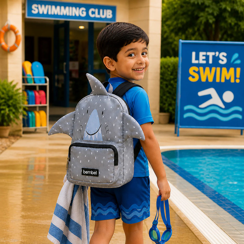 Bembel Preschool Bag Dolphin Backpack 13 inches at Zubaidas Official Pakistan