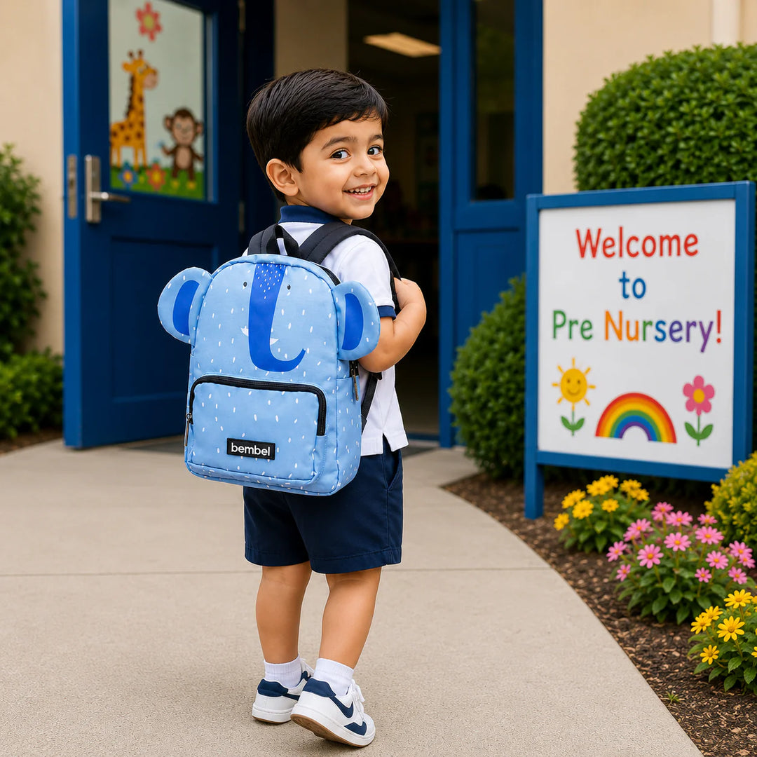 Bembel Preschool Bag Elephant Backpack 13 inches at Zubaidas Number 1 Online Baby and Kids Store in Pakistan
